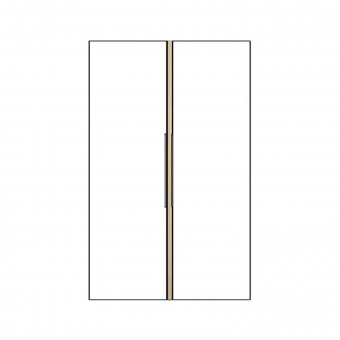 qickly® zweier Set Tür, 3 OH,  